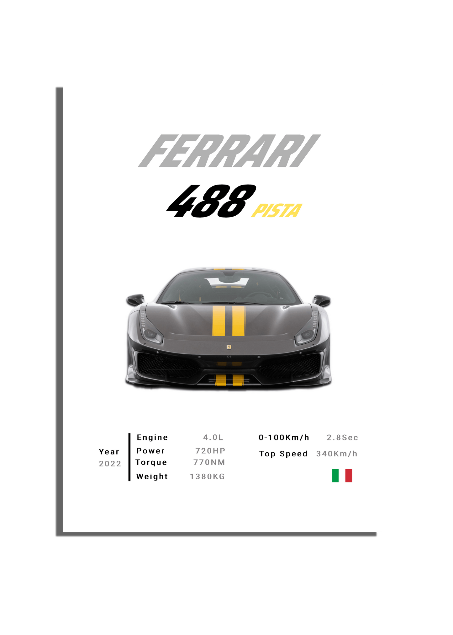 FERRARI 488 PISTA