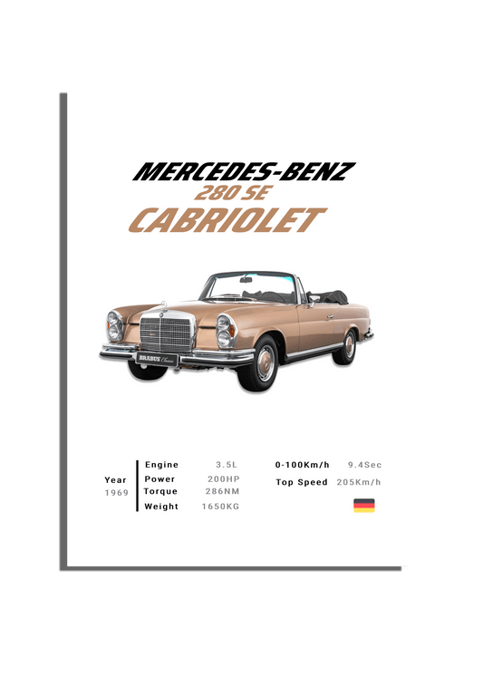 MERCEDES-BENZ 280 SE CABRIOLET