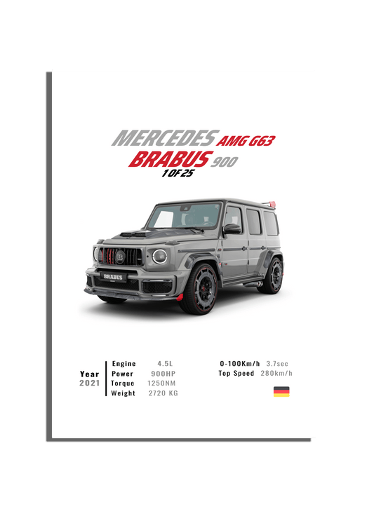 MERCEDES AMG G63 BRABUS 900